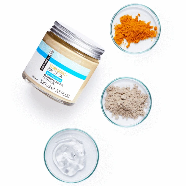 BOTANICAL LAB TURMERIC + ZINC PCA BLEMISH CONTROL CLAY MASK 100ML