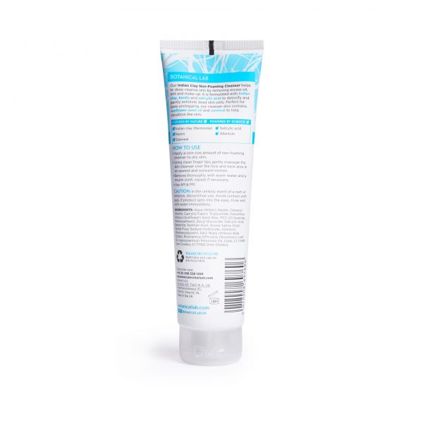 BOTANICAL LAB INDIAN CLAY NON-FOAMING CLEANSER 150ML